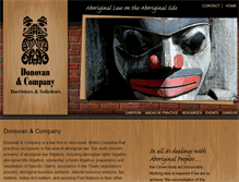 Tablet Screenshot of aboriginal-law.com